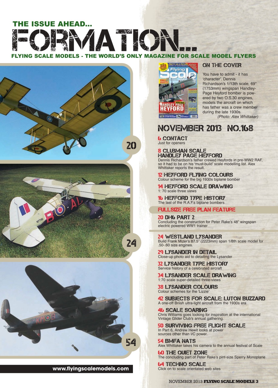 Flying Scale Models Preview Pages