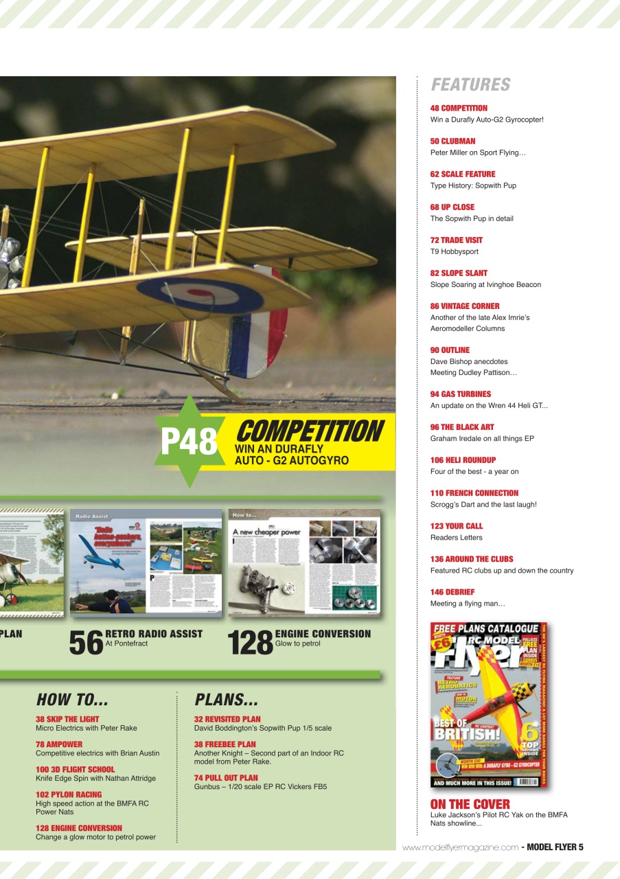 Radio Control Model Flyer Preview Pages