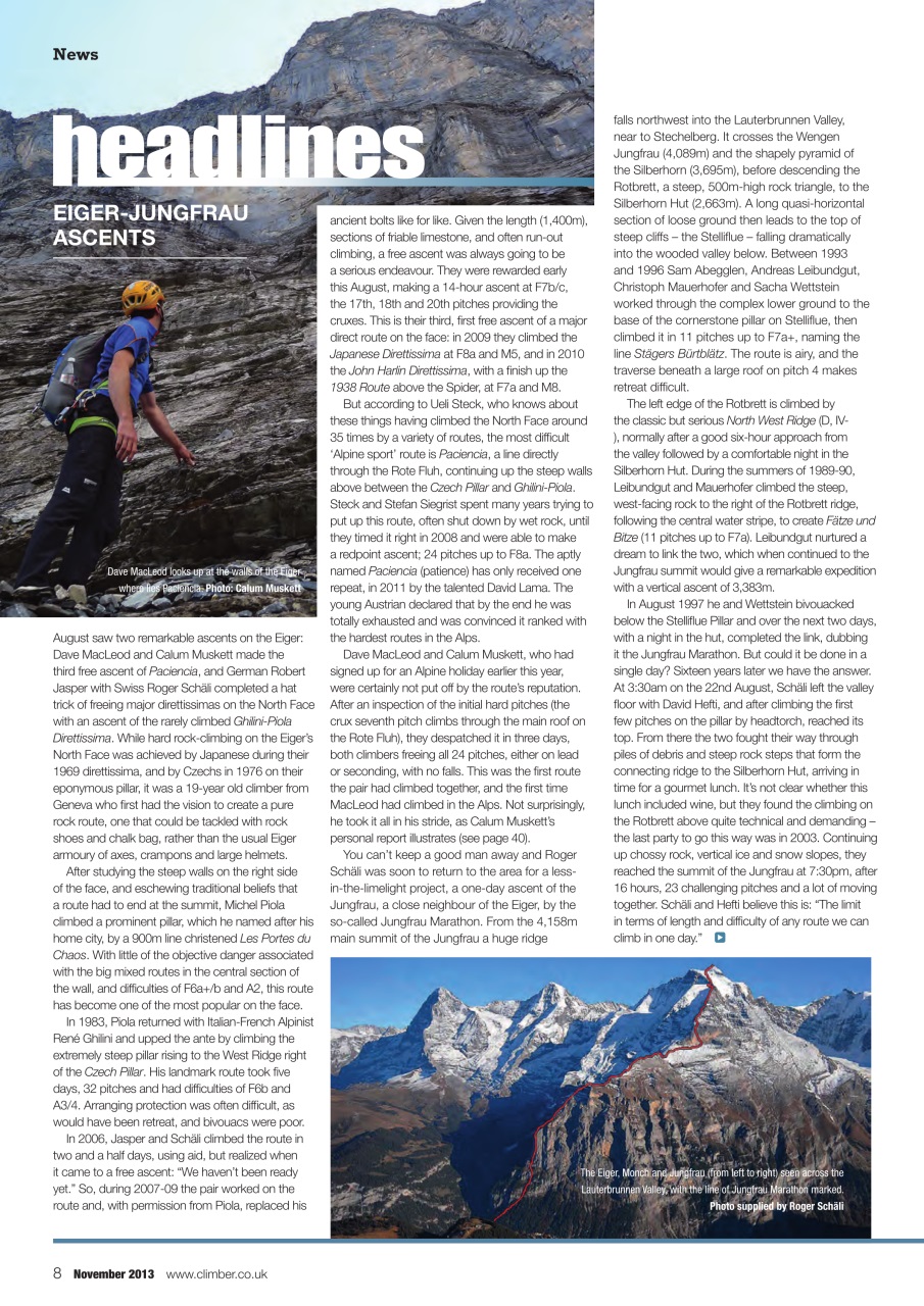 Climber Preview Pages