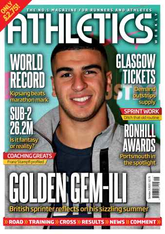 AW – Athletics Weekly Magazine issue 3rd October 2013