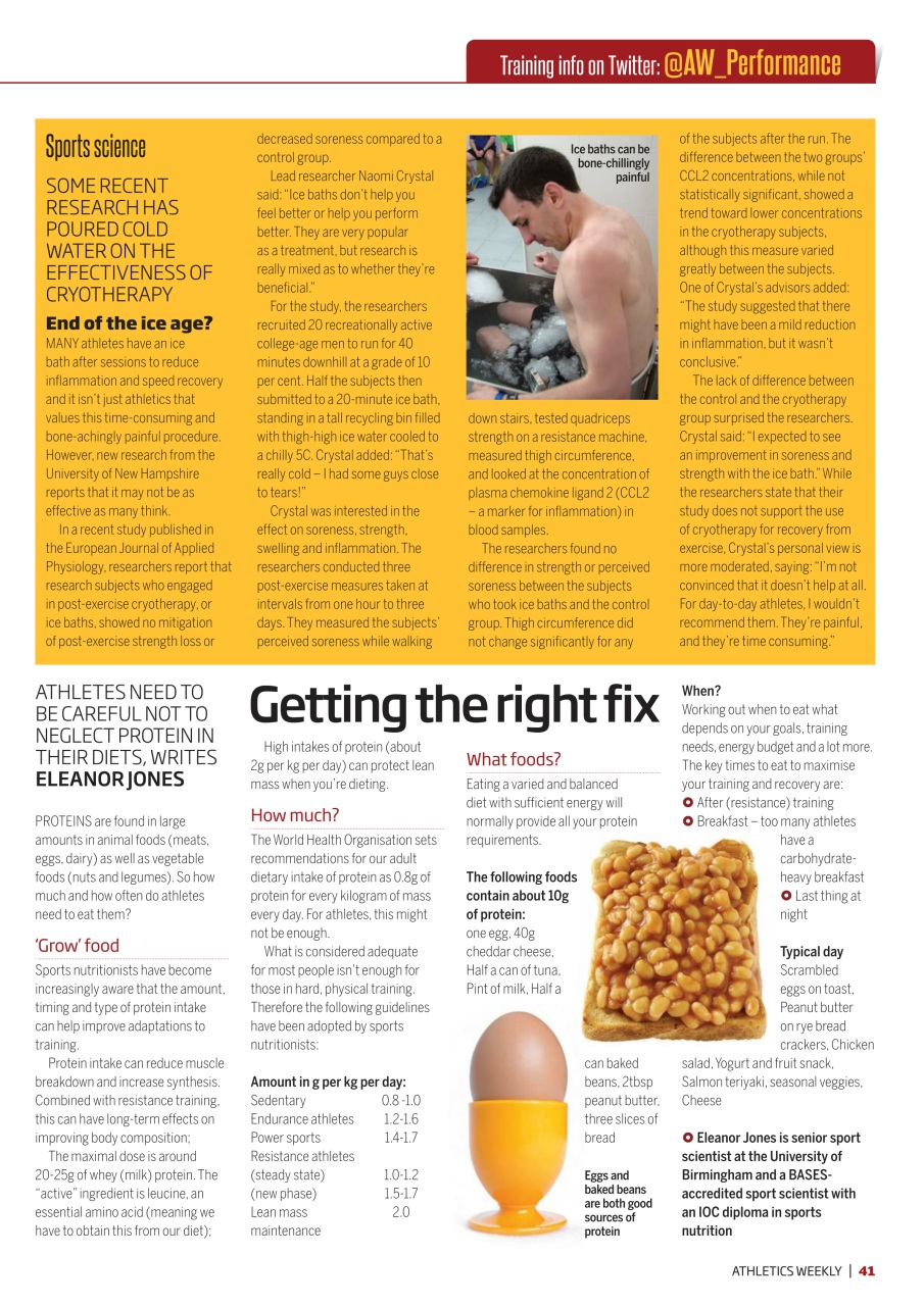 AW – Athletics Weekly Magazine Preview Pages