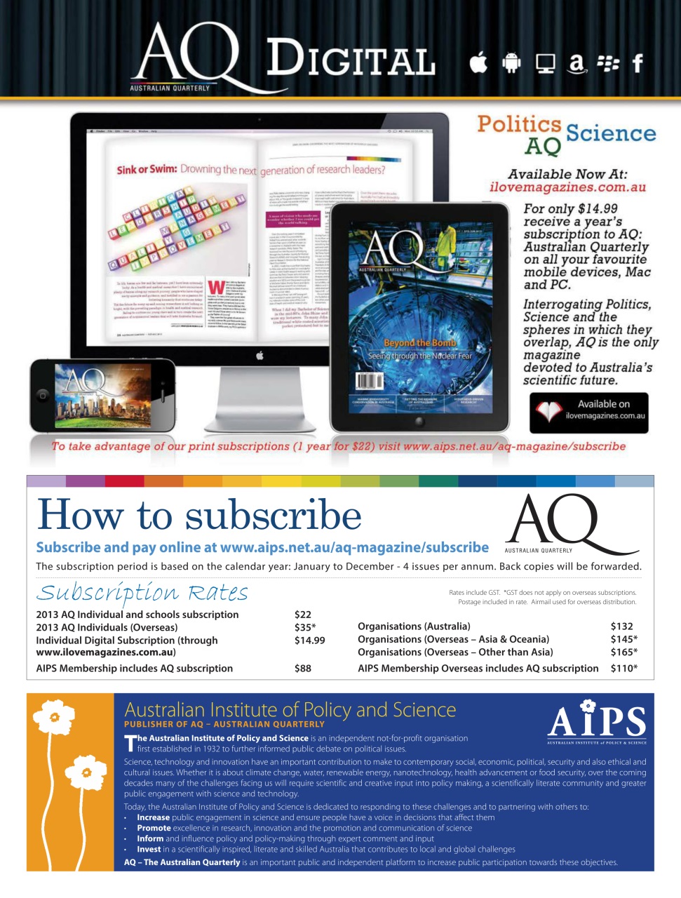 AQ: Australian Quarterly Preview Pages