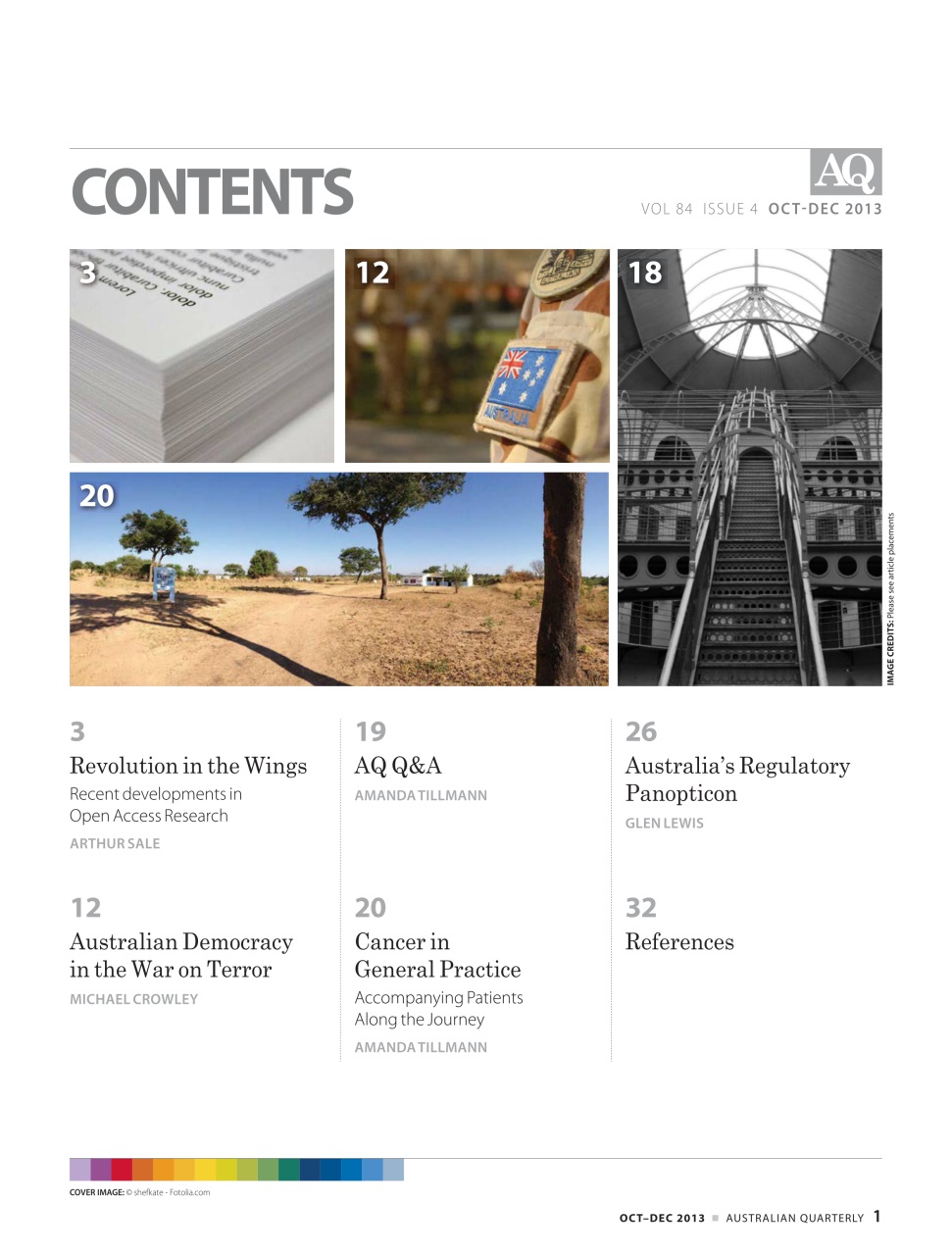 AQ: Australian Quarterly Preview Pages