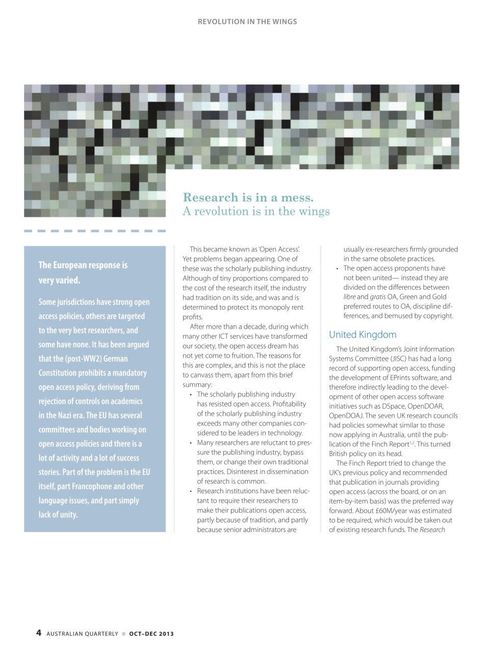 AQ: Australian Quarterly Preview Pages