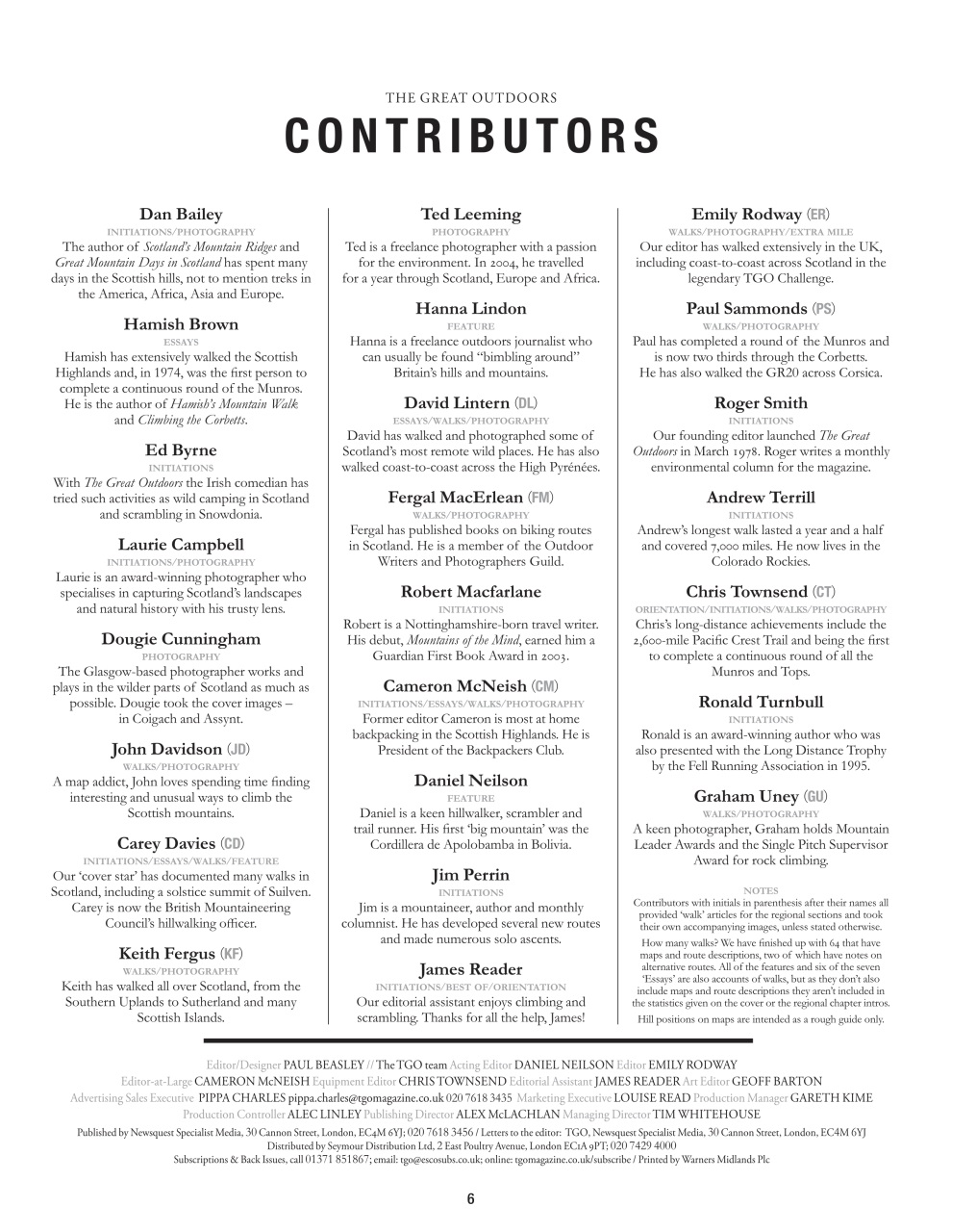 TGO - The Great Outdoors Magazine Preview Pages