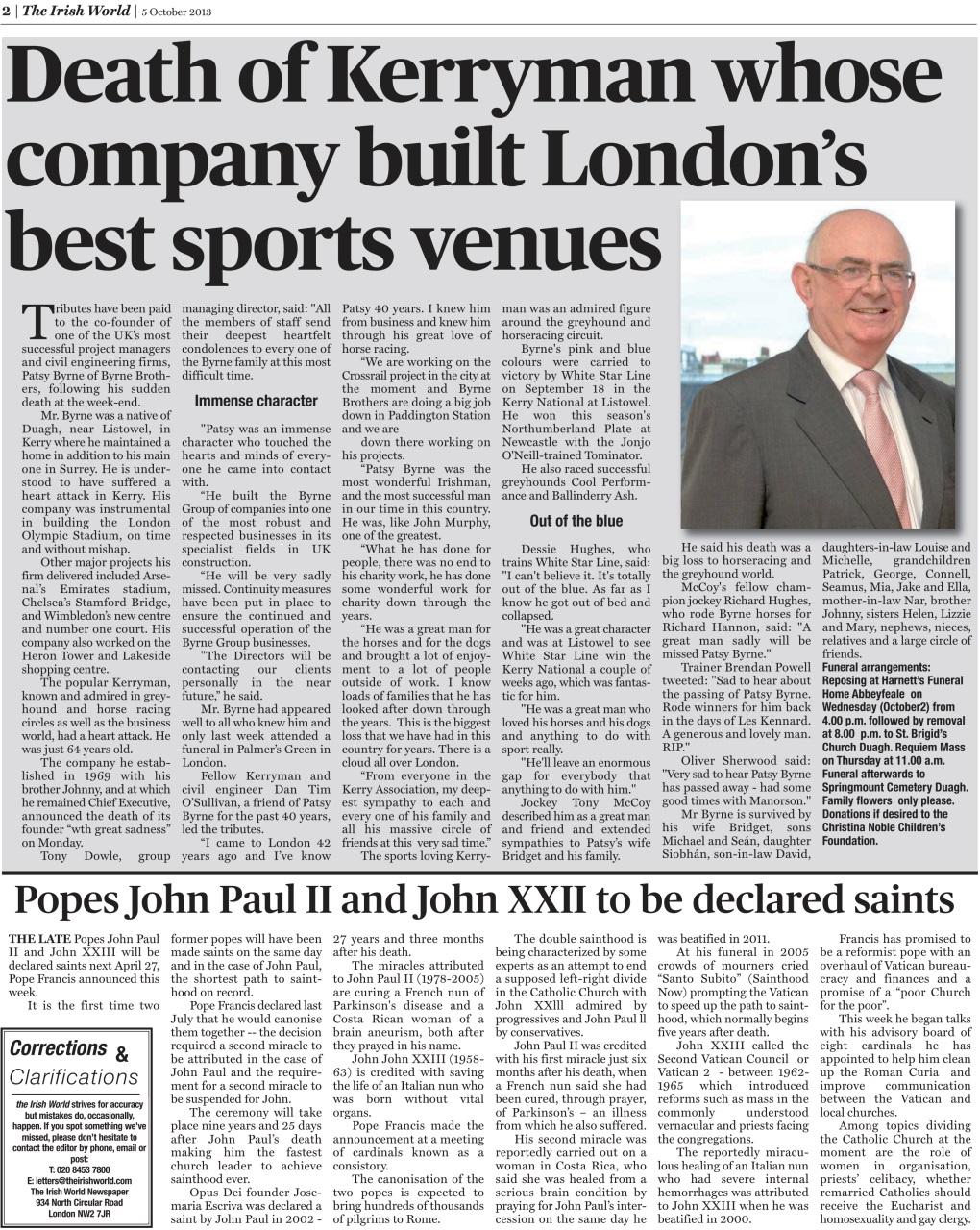 Irish World Preview Pages