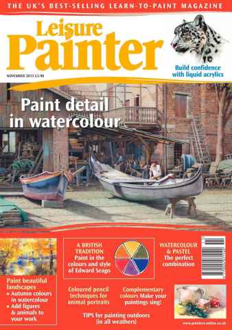 Leisure Painter & The Artist issue November 2013