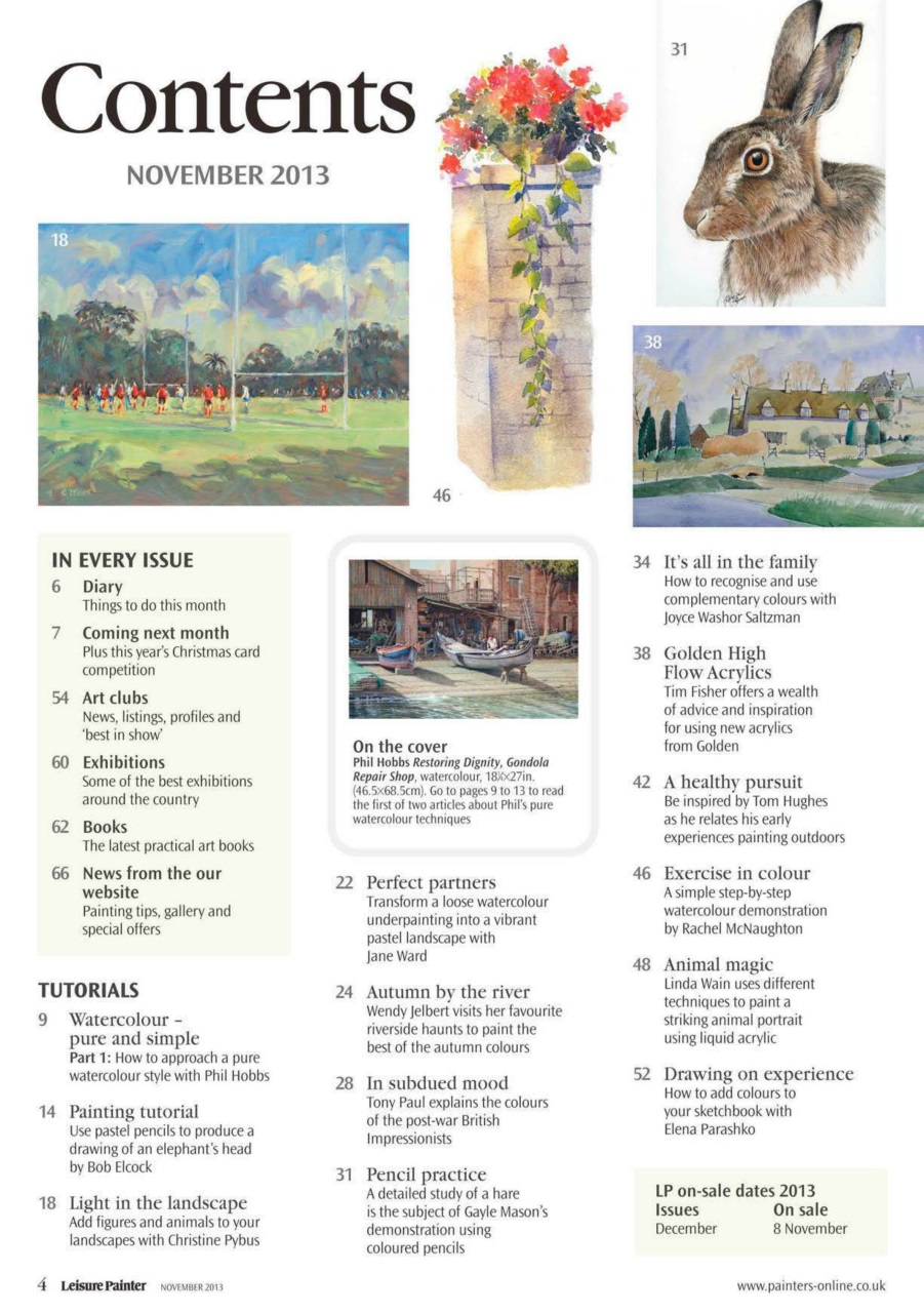 Leisure Painter & The Artist Preview Pages