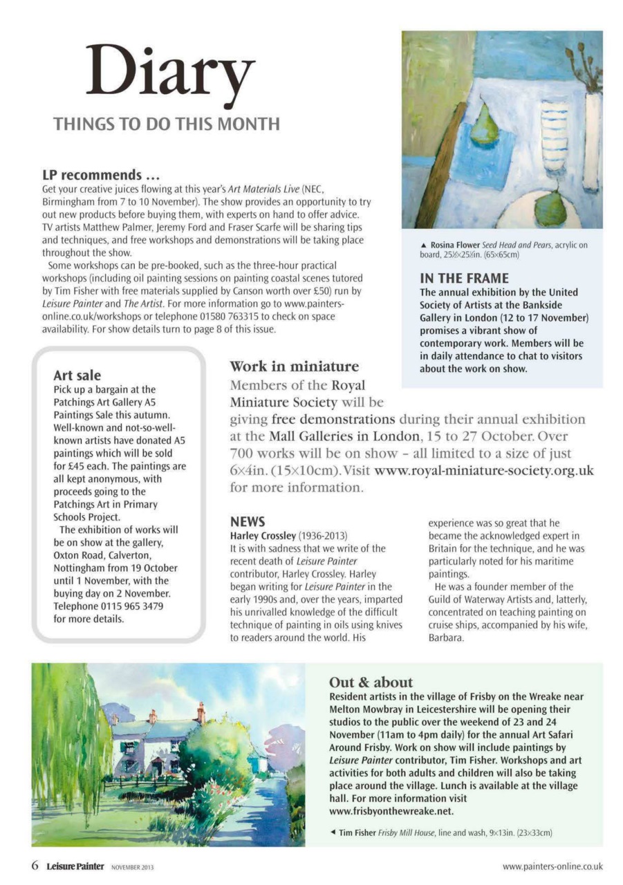 Leisure Painter & The Artist Preview Pages