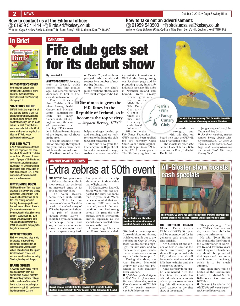 Cage & Aviary Birds Preview Pages