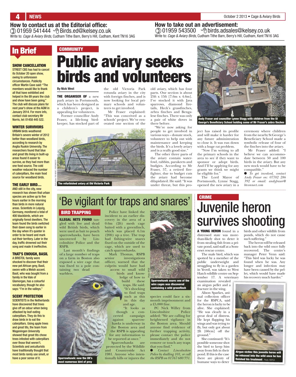 Cage & Aviary Birds Preview Pages