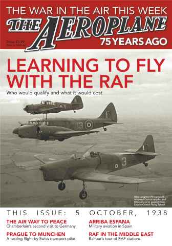Aeroplane Weekly - The War in the Air 75 years ago issue *3 Learning to fly with the RAF
