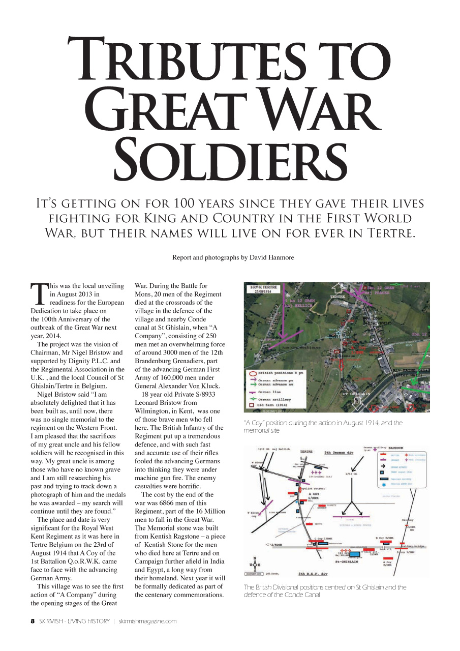 Skirmish Living History Preview Pages