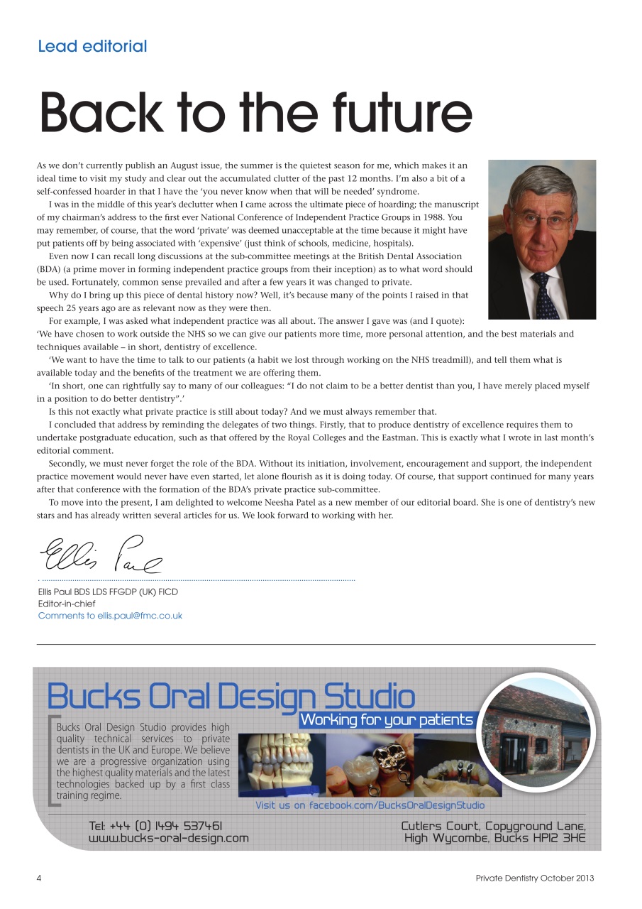 Private Dentistry Preview Pages