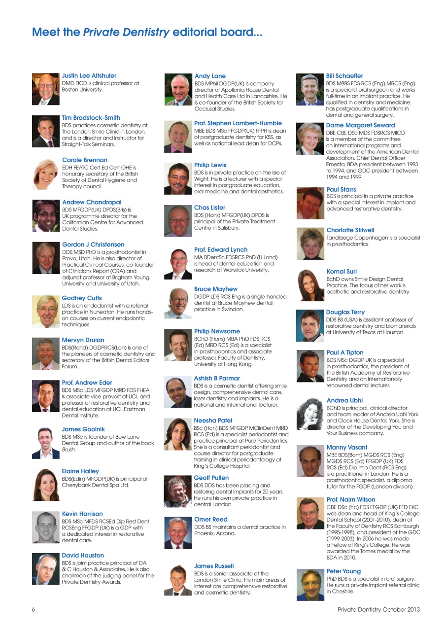 Private Dentistry Preview Pages