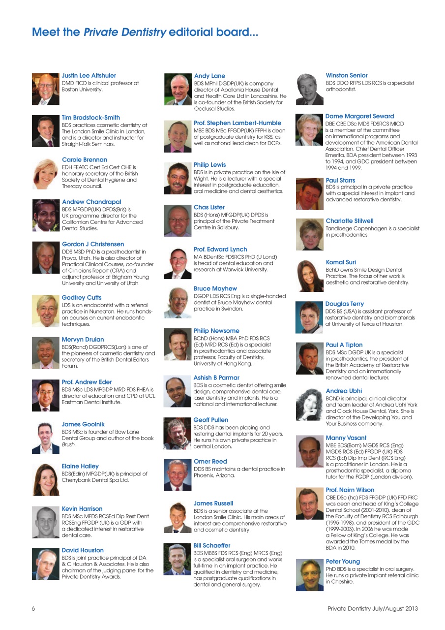 Private Dentistry Preview Pages