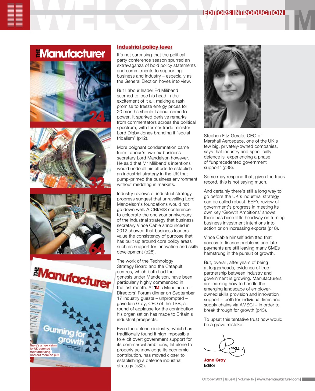 The Manufacturer Preview Pages