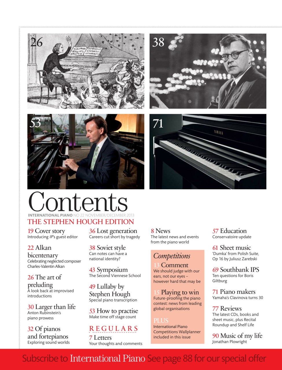 International Piano Preview Pages