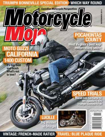 Motorcycle Mojo issue November 2013