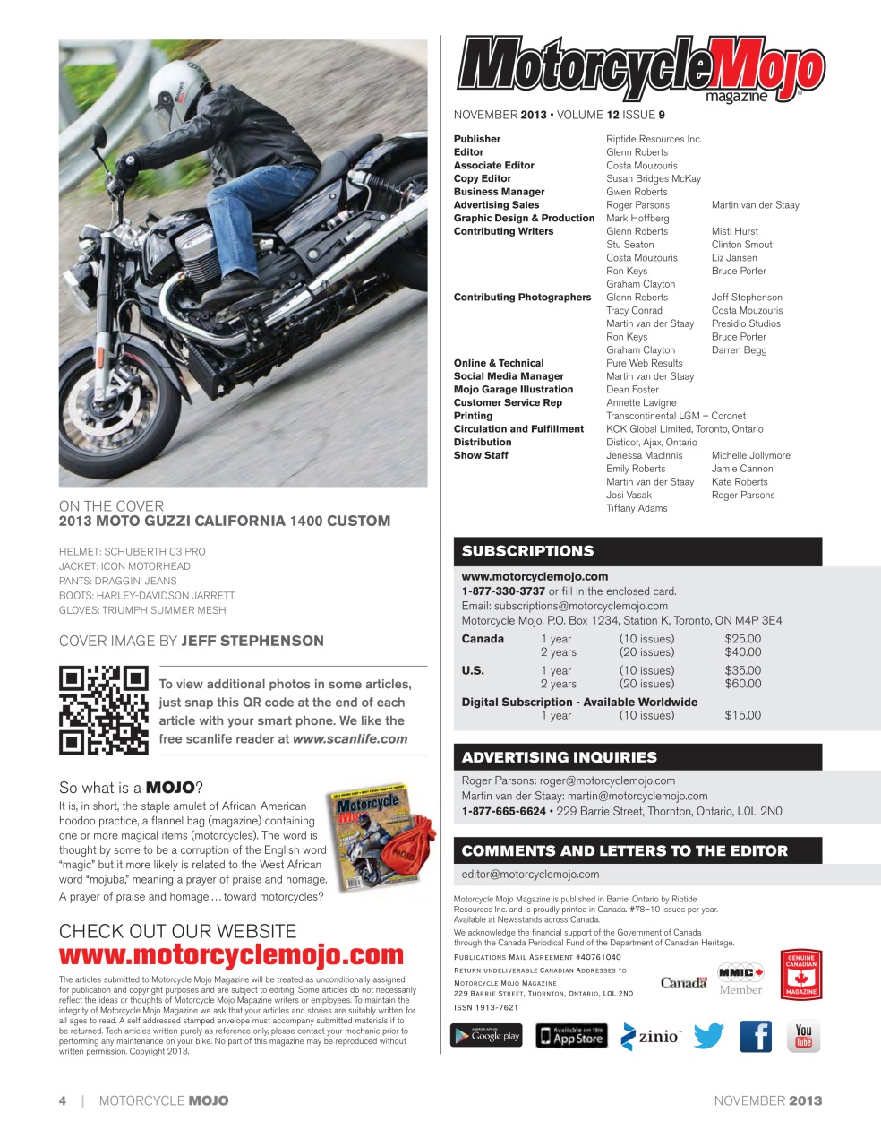 Motorcycle Mojo Preview Pages