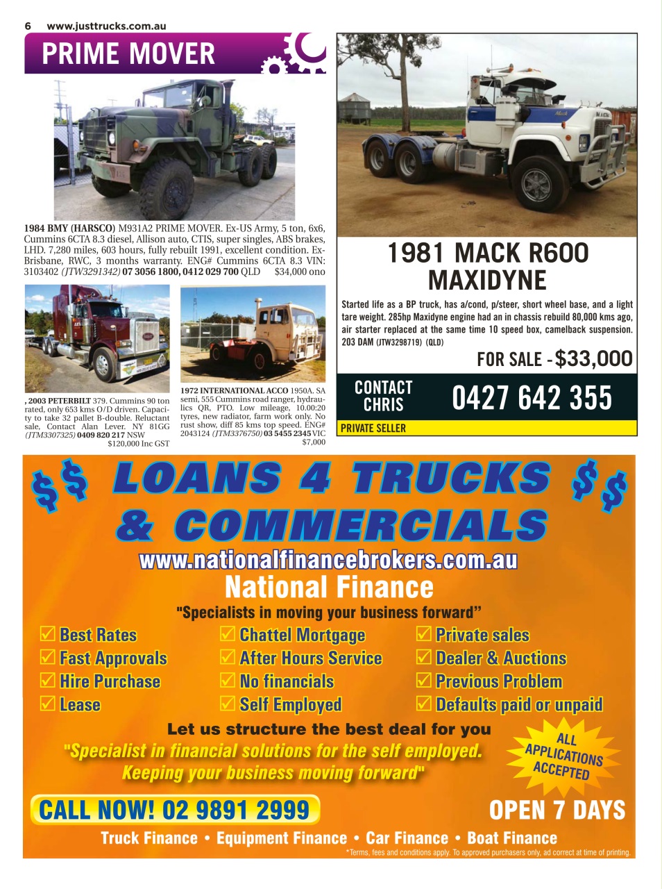 JUST TRUCKS Preview Pages