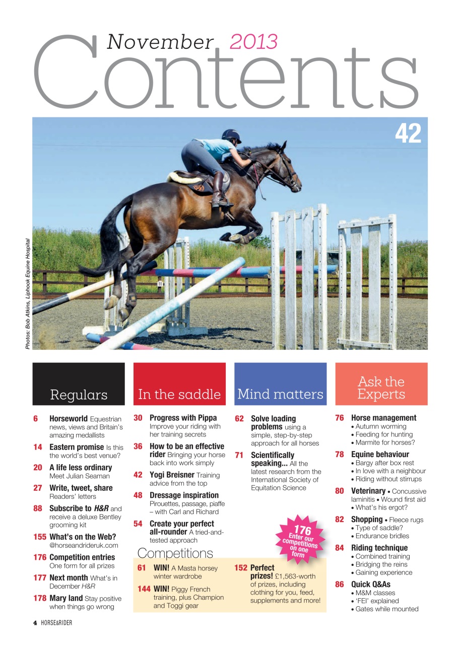 Horse&Rider Magazine - UK equestrian magazine for Horse and Rider Preview Pages