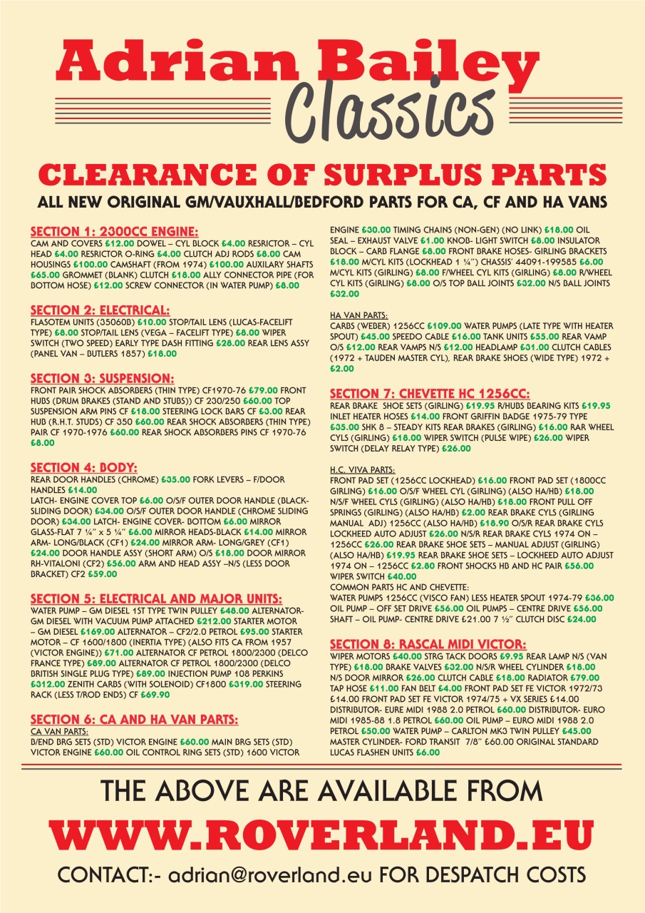 Classic Van & Pick-up Preview Pages