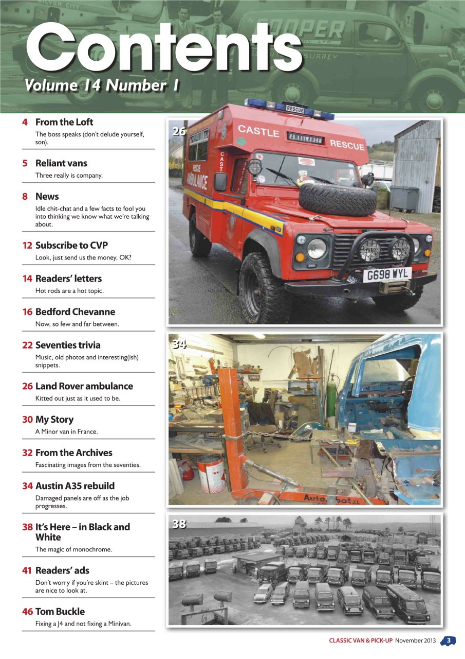 Classic Van & Pick-up Preview Pages