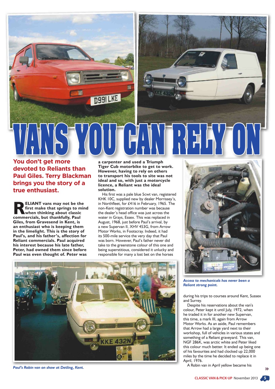Classic Van & Pick-up Preview Pages
