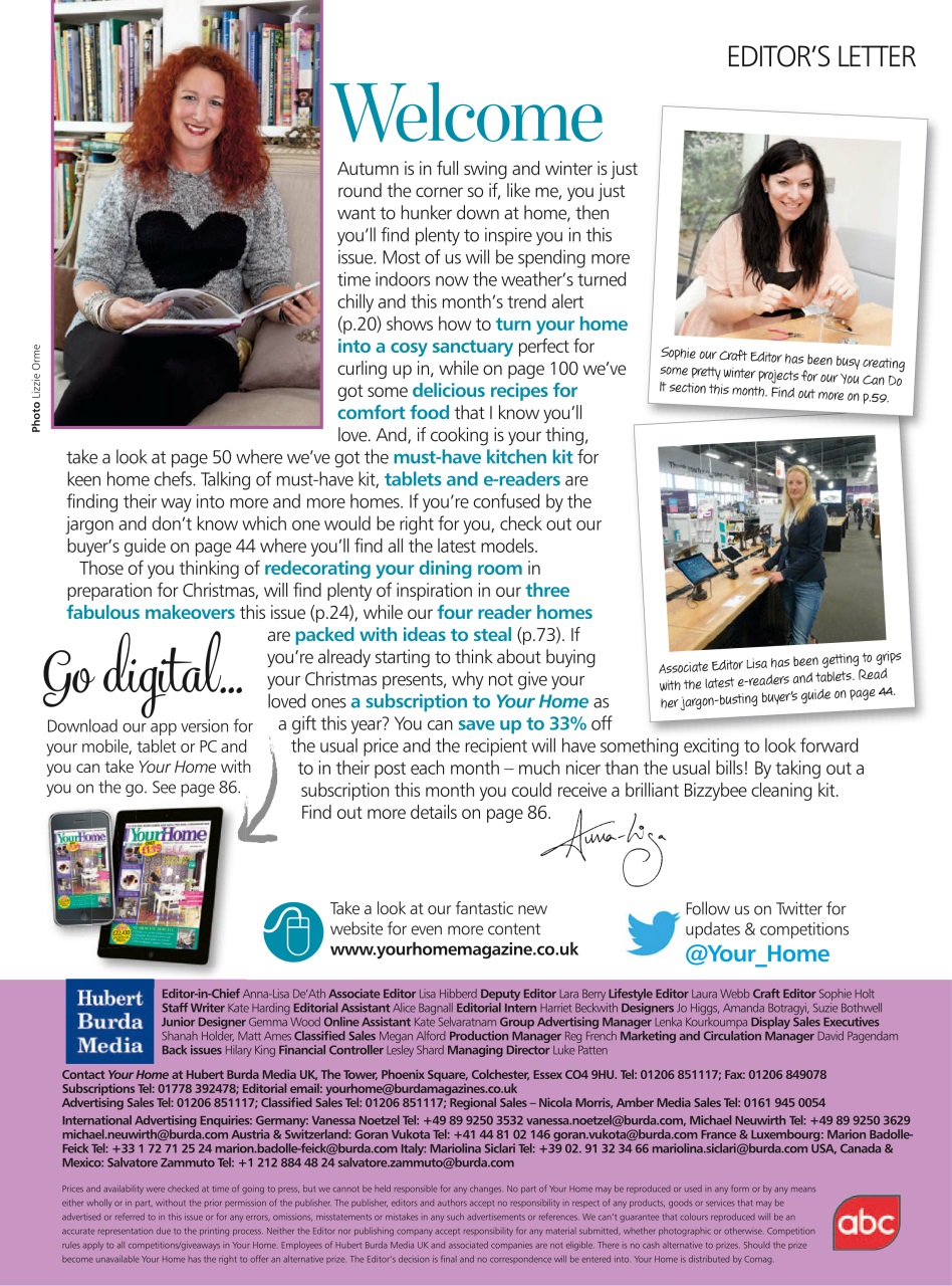 Your Home Magazine Preview Pages