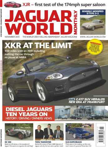 Jaguar World issue XKR at the limit