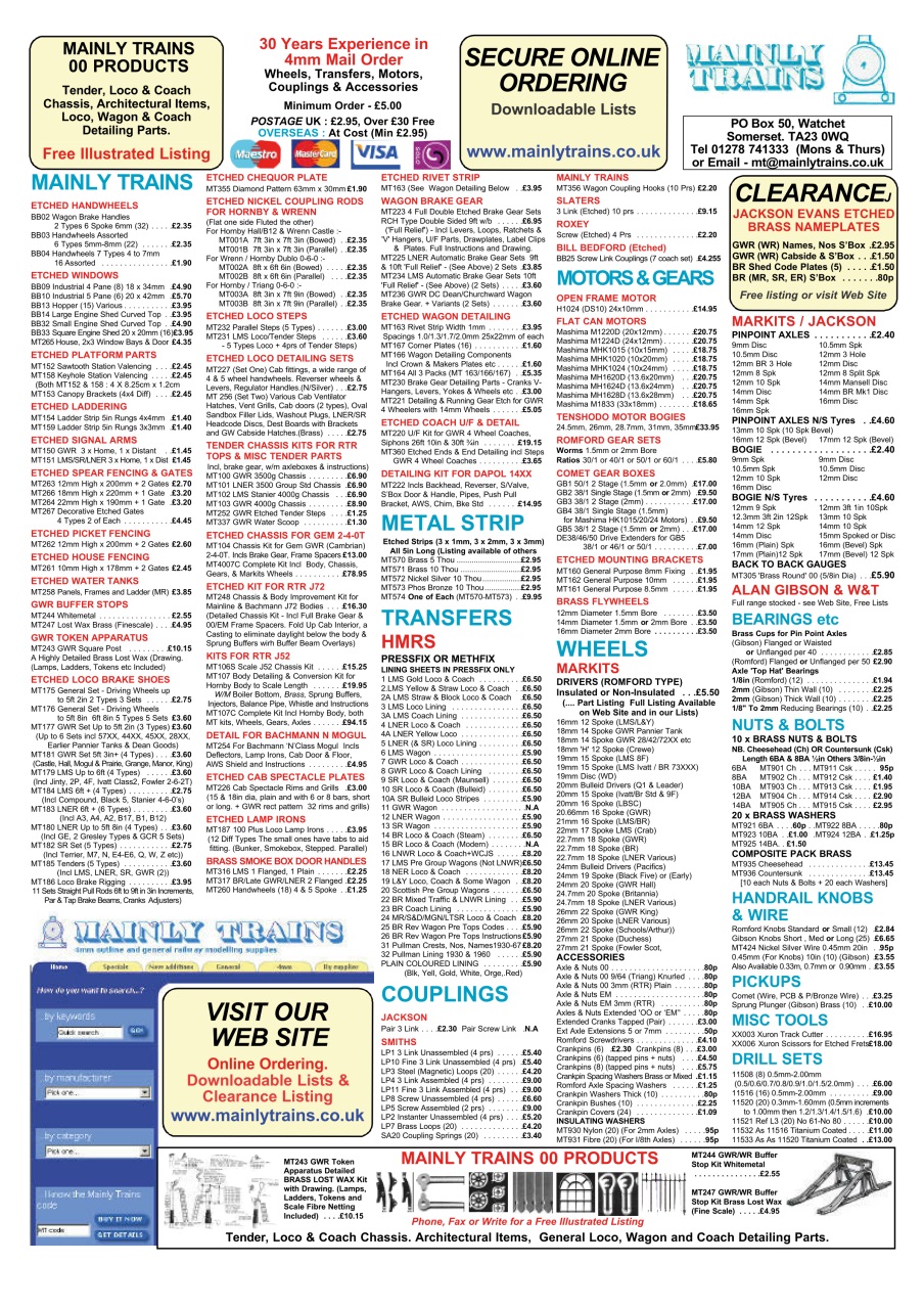 British Railway Modelling (BRM) Preview Pages