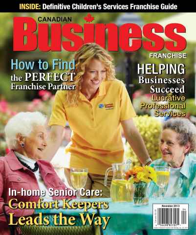 Canadian Business Franchise issue November 2013