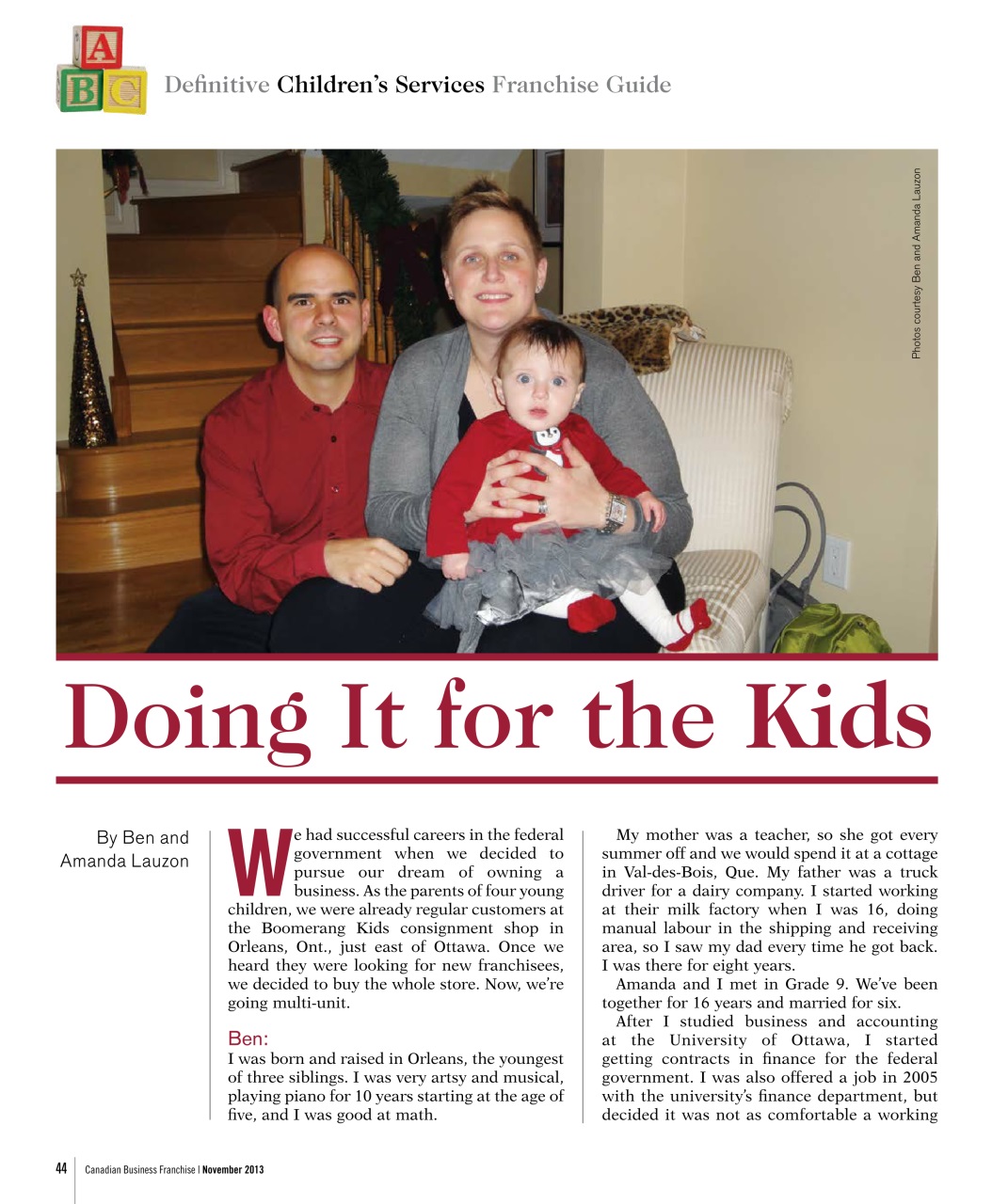 Canadian Business Franchise Preview Pages