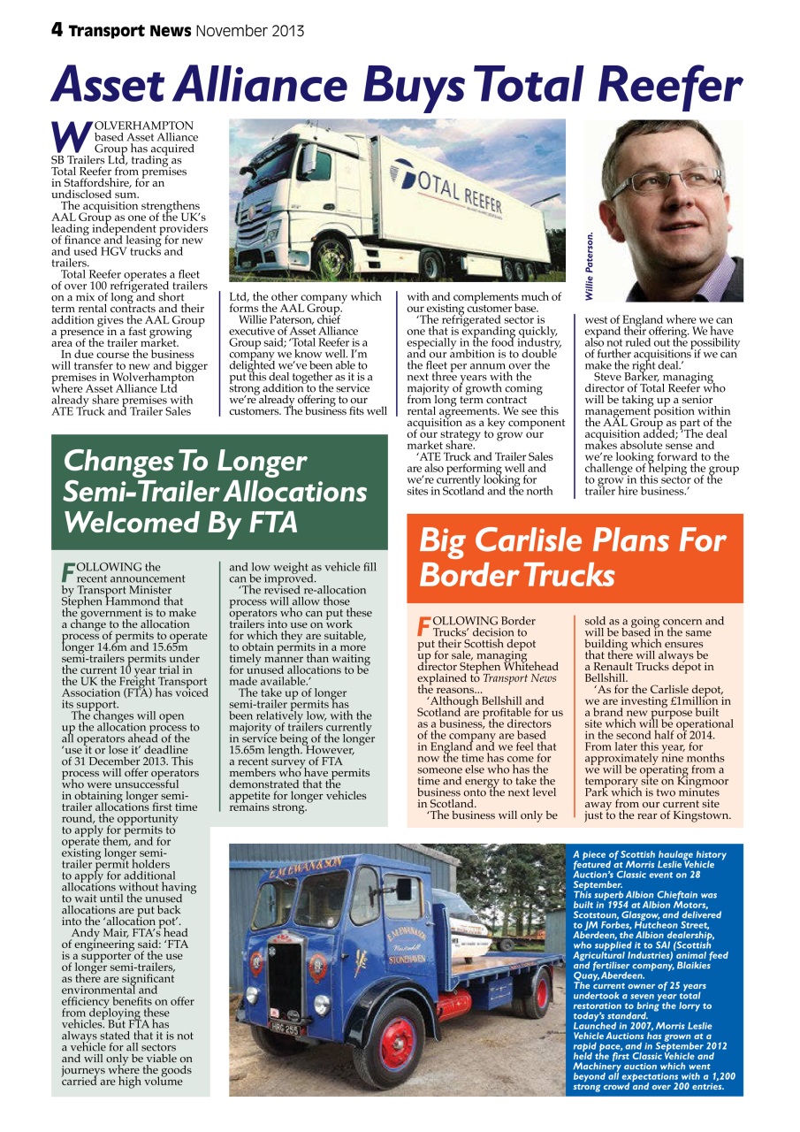 Transport News Preview Pages