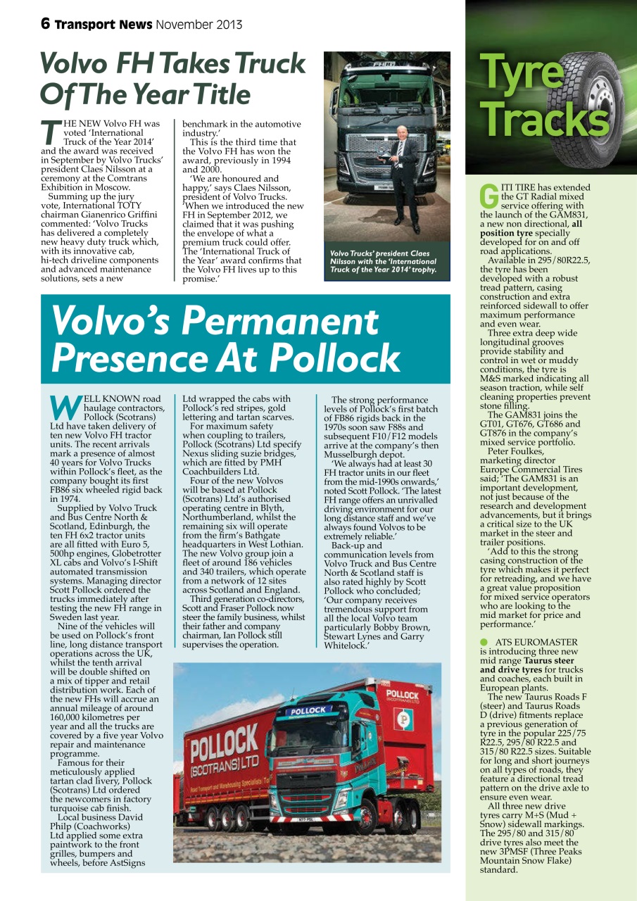 Transport News Preview Pages