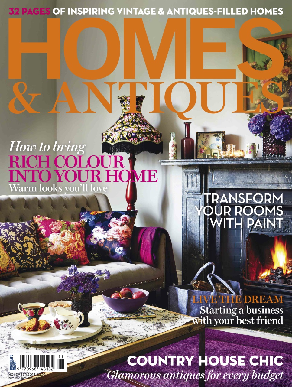Homes & Antiques Magazine Preview Pages