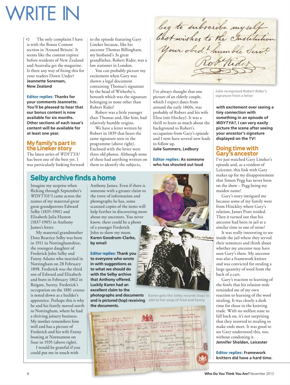 Who Do You Think You Are? Preview Pages