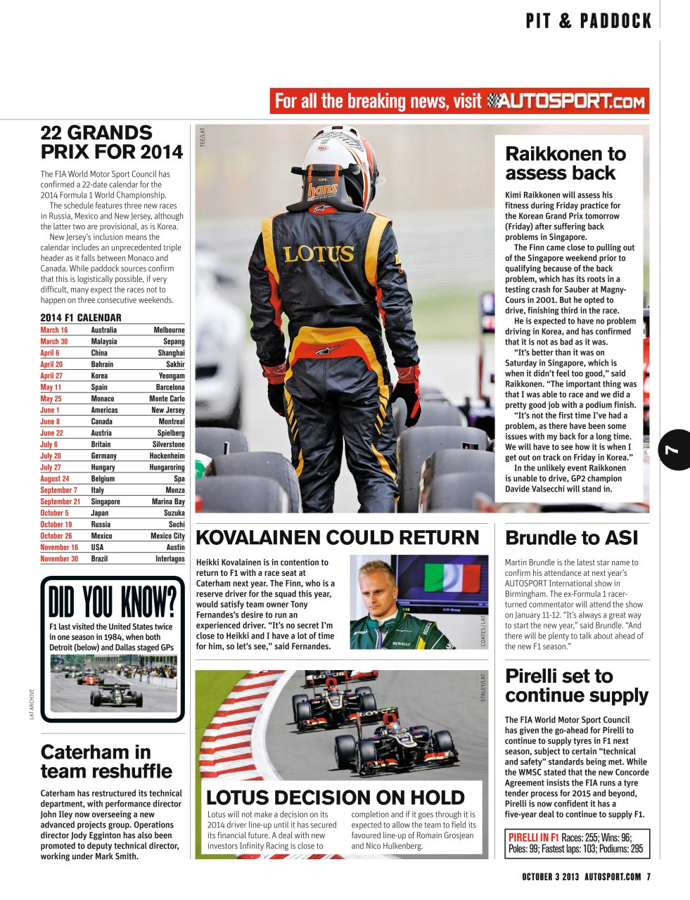 Autosport Preview Pages