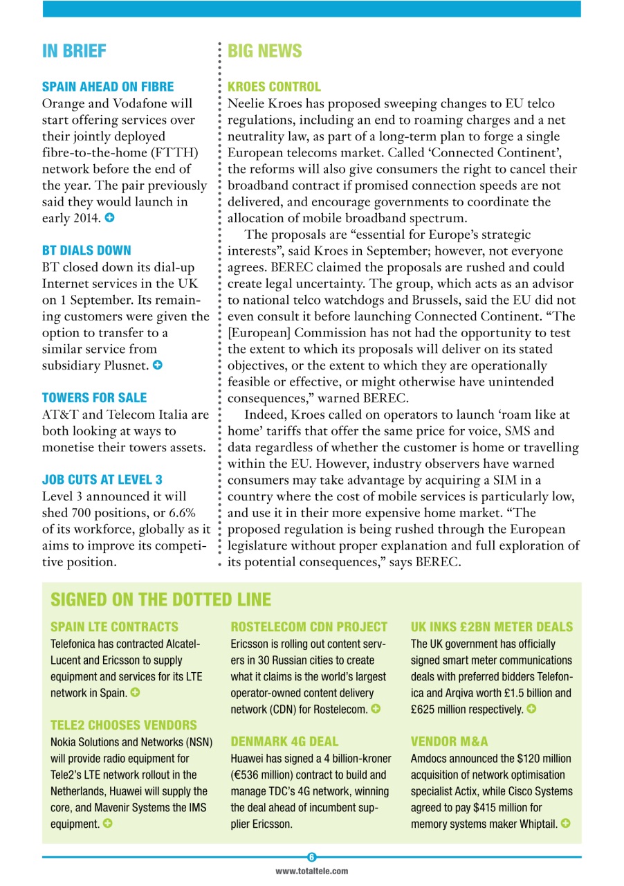 Total Telecom Preview Pages