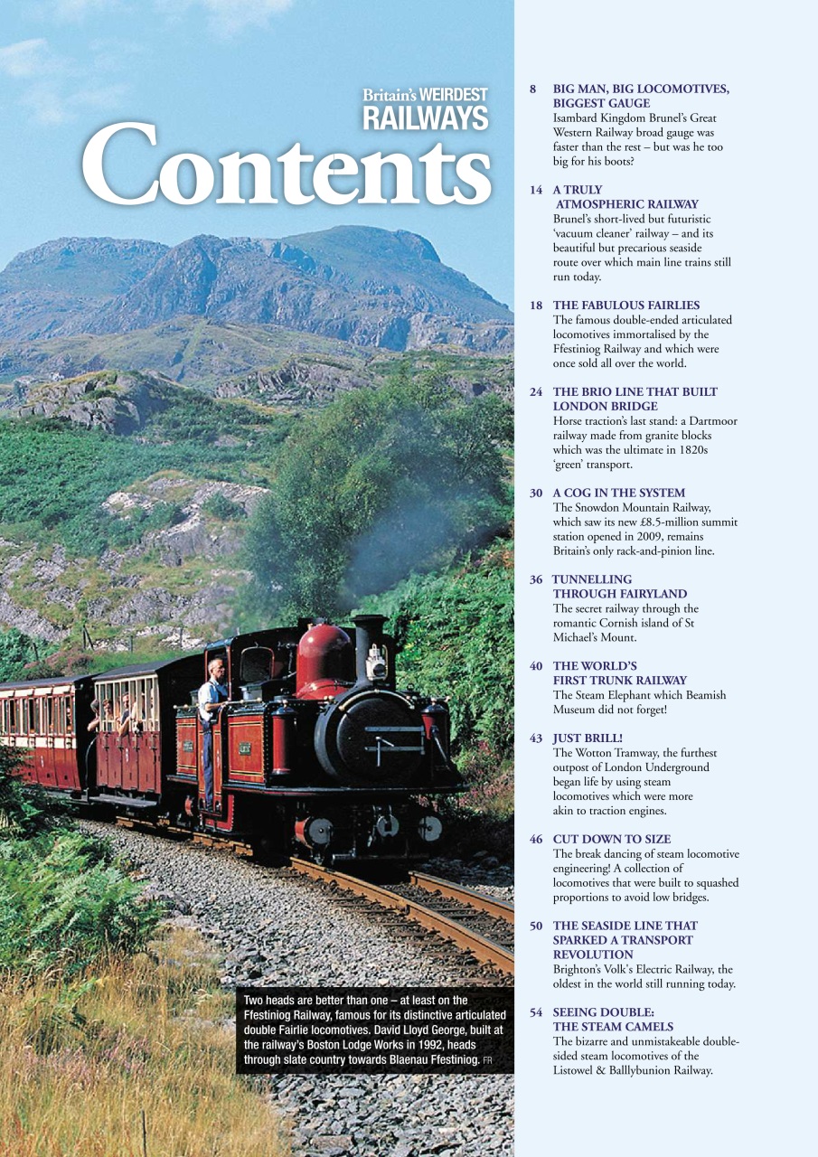 Heritage Railway Preview Pages