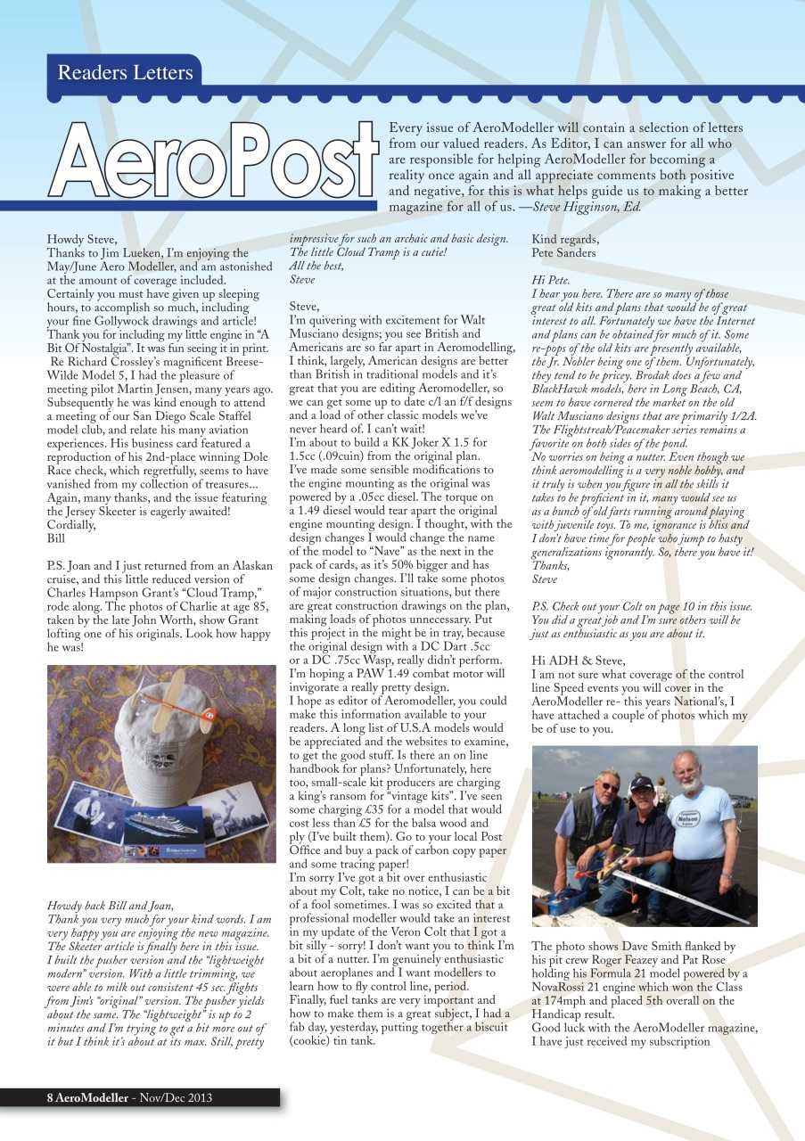 AeroModeller Preview Pages