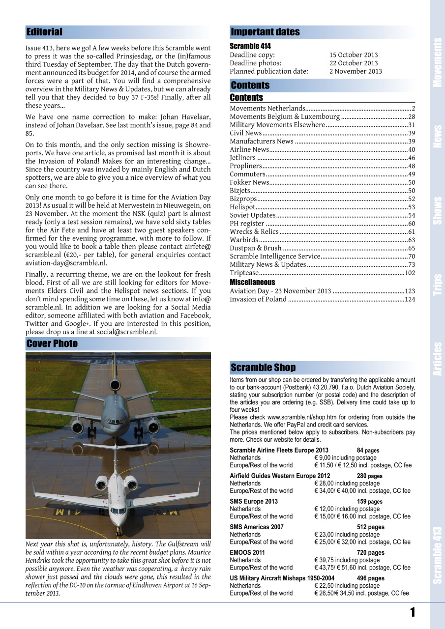 Scramble Magazine Preview Pages