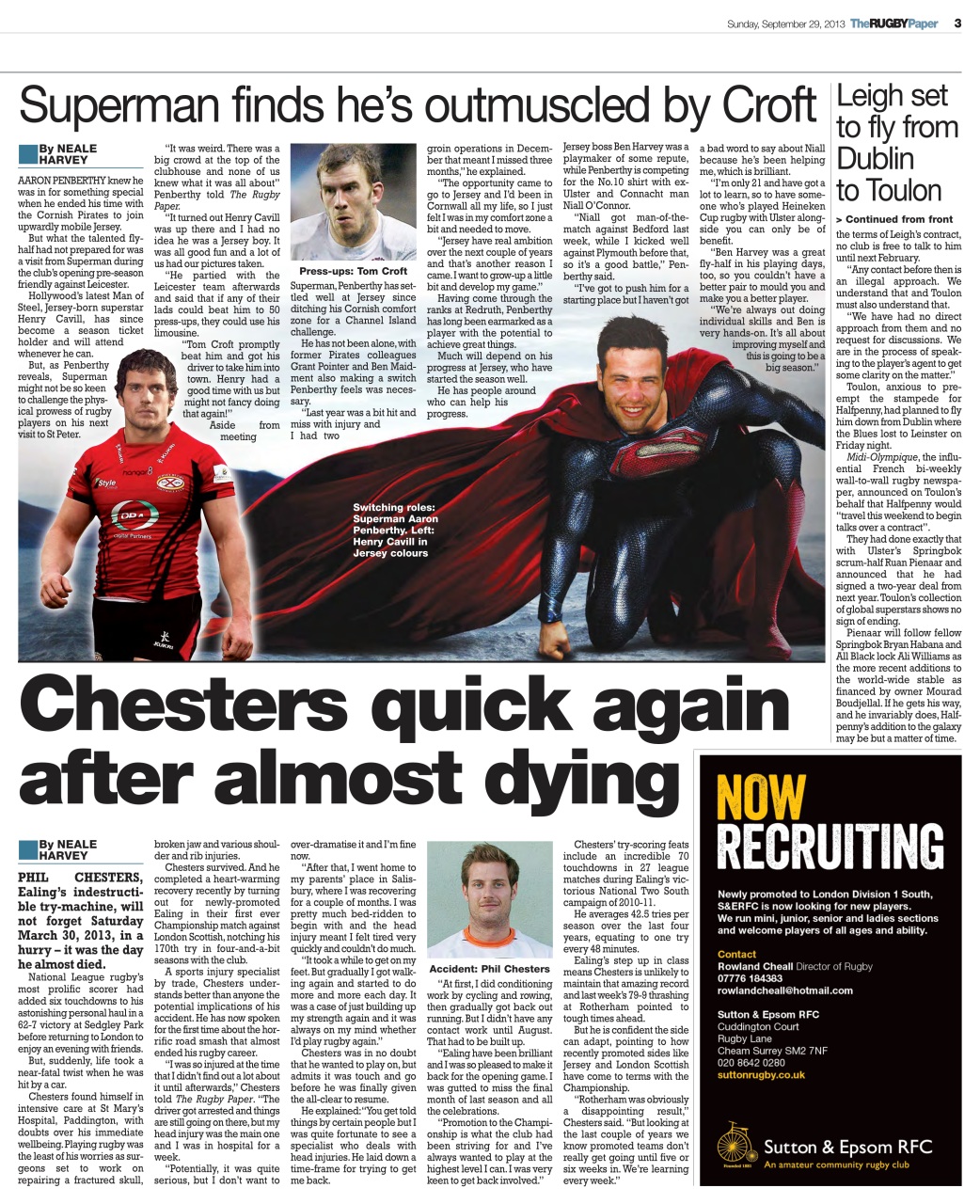 The Rugby Paper Preview Pages