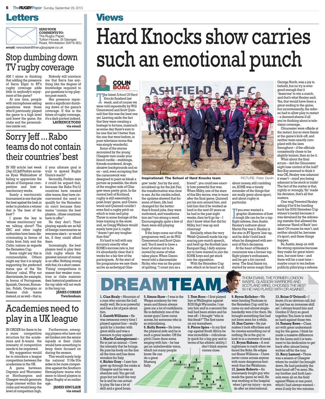 The Rugby Paper Preview Pages