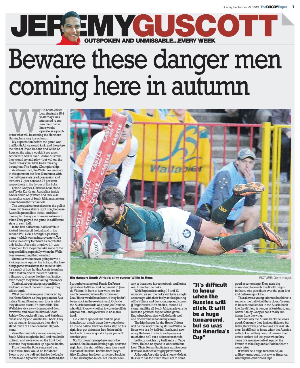 The Rugby Paper Preview Pages
