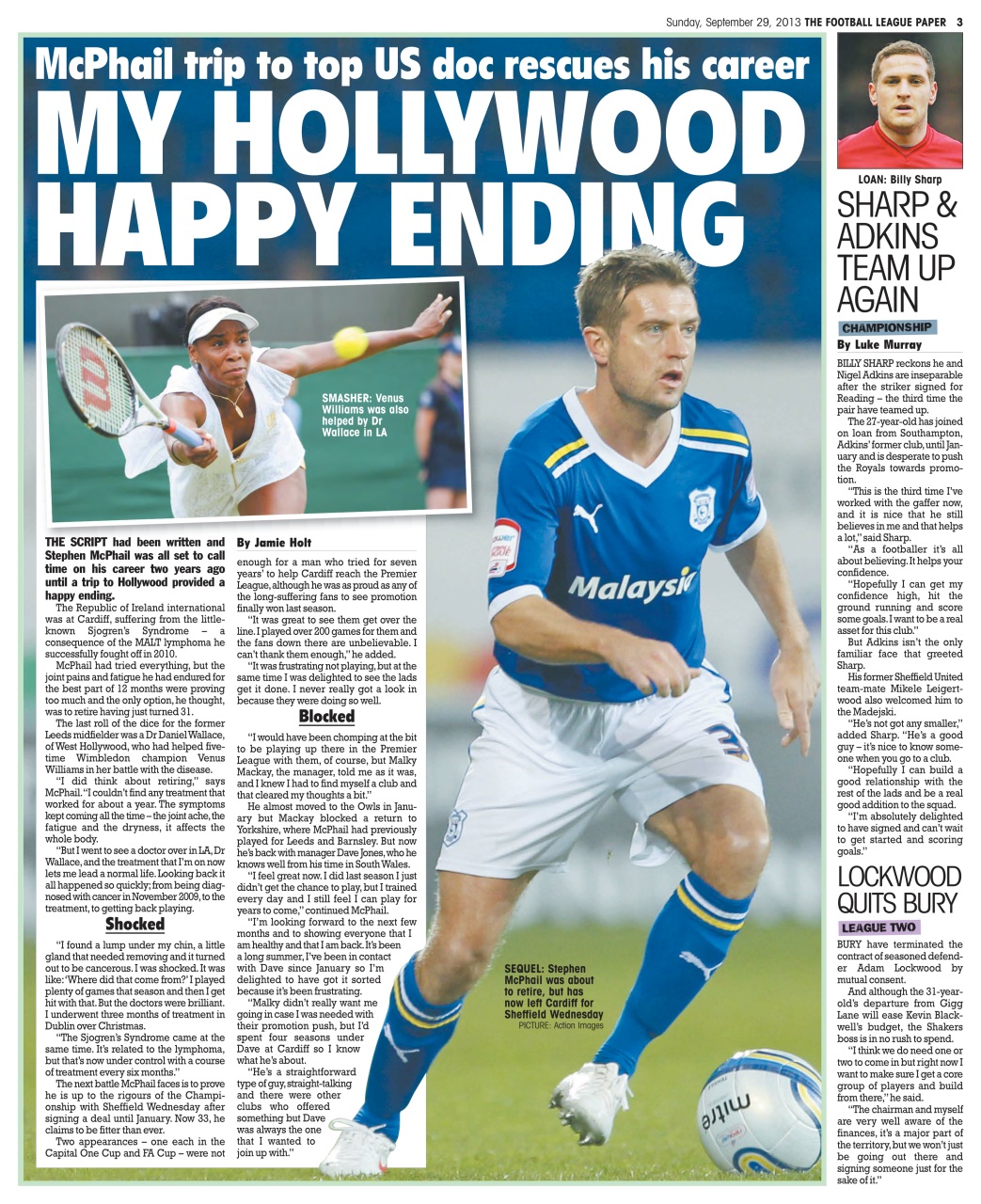 The Football League Paper Preview Pages