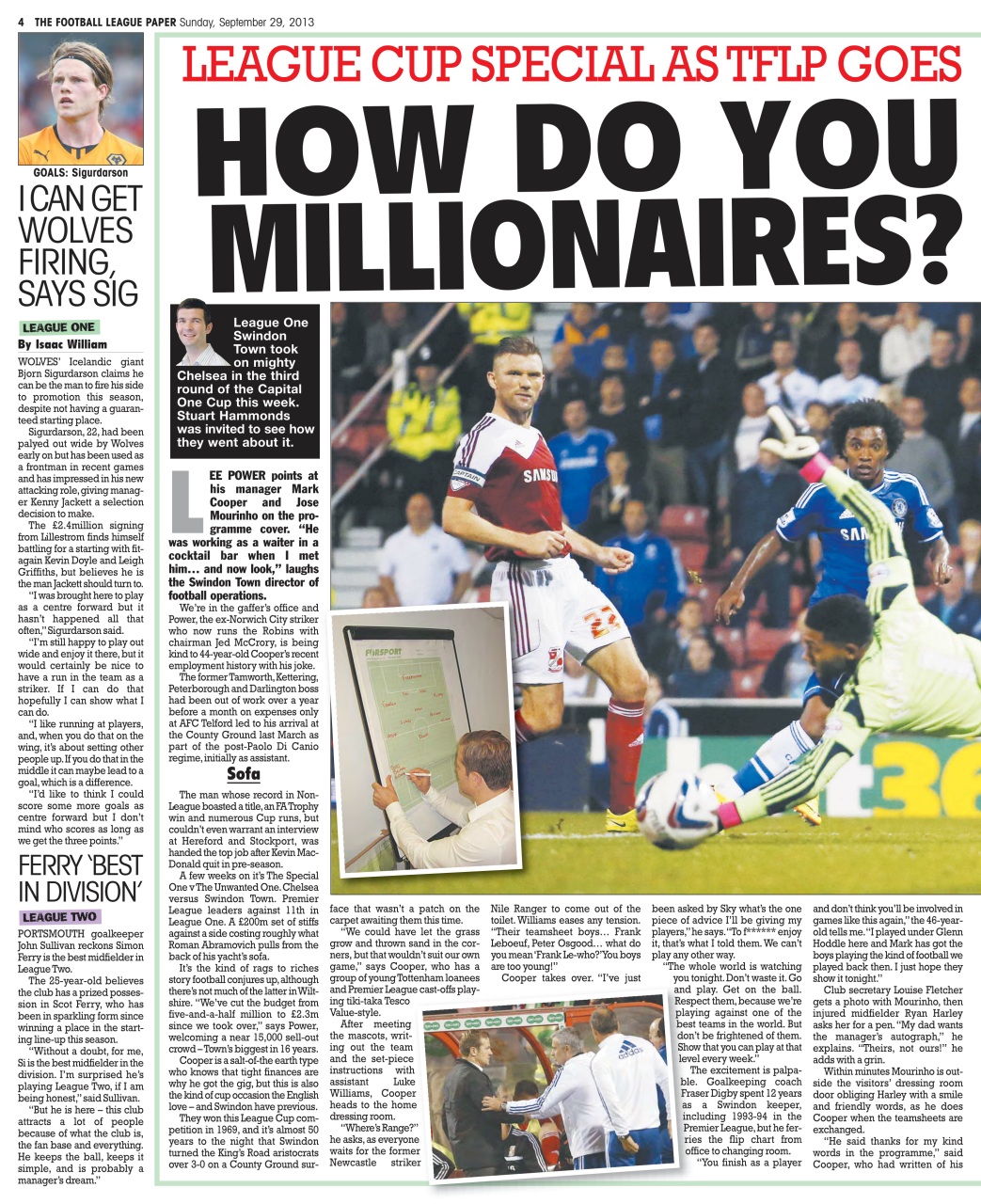 The Football League Paper Preview Pages