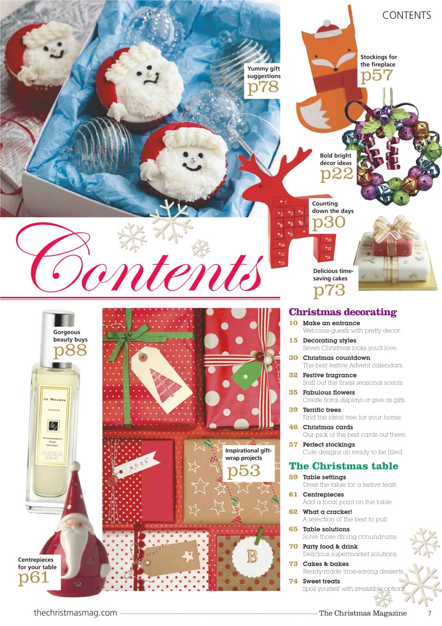 The Christmas Magazine Preview Pages