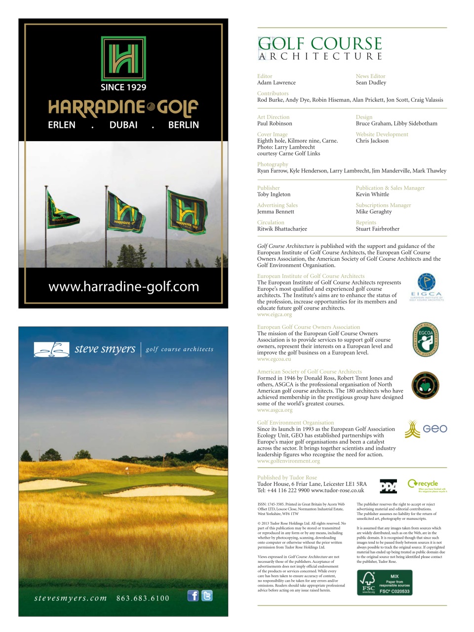 Golf Course Architecture Preview Pages